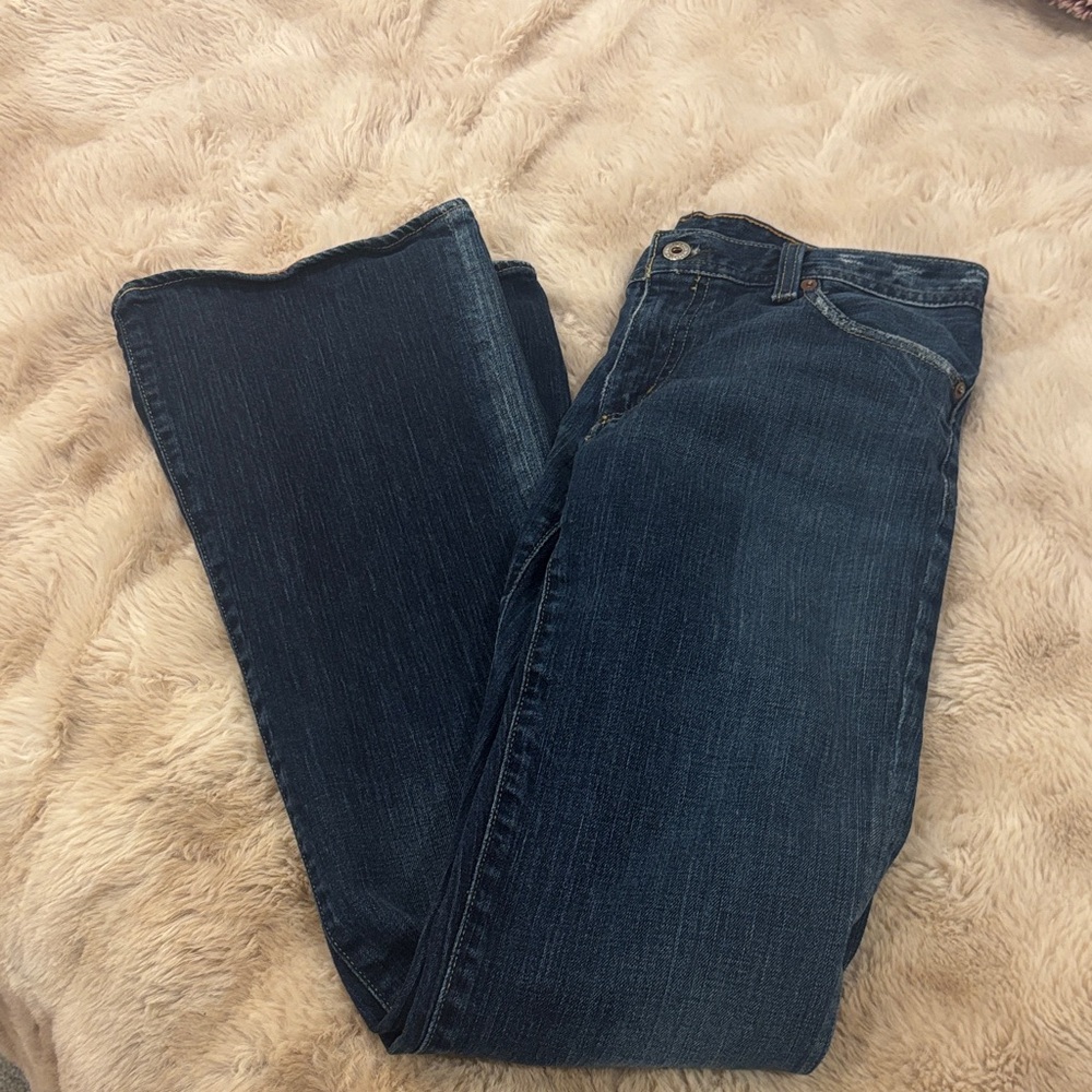 Ralph Lauren Deep Blue Wide Leg Jeans